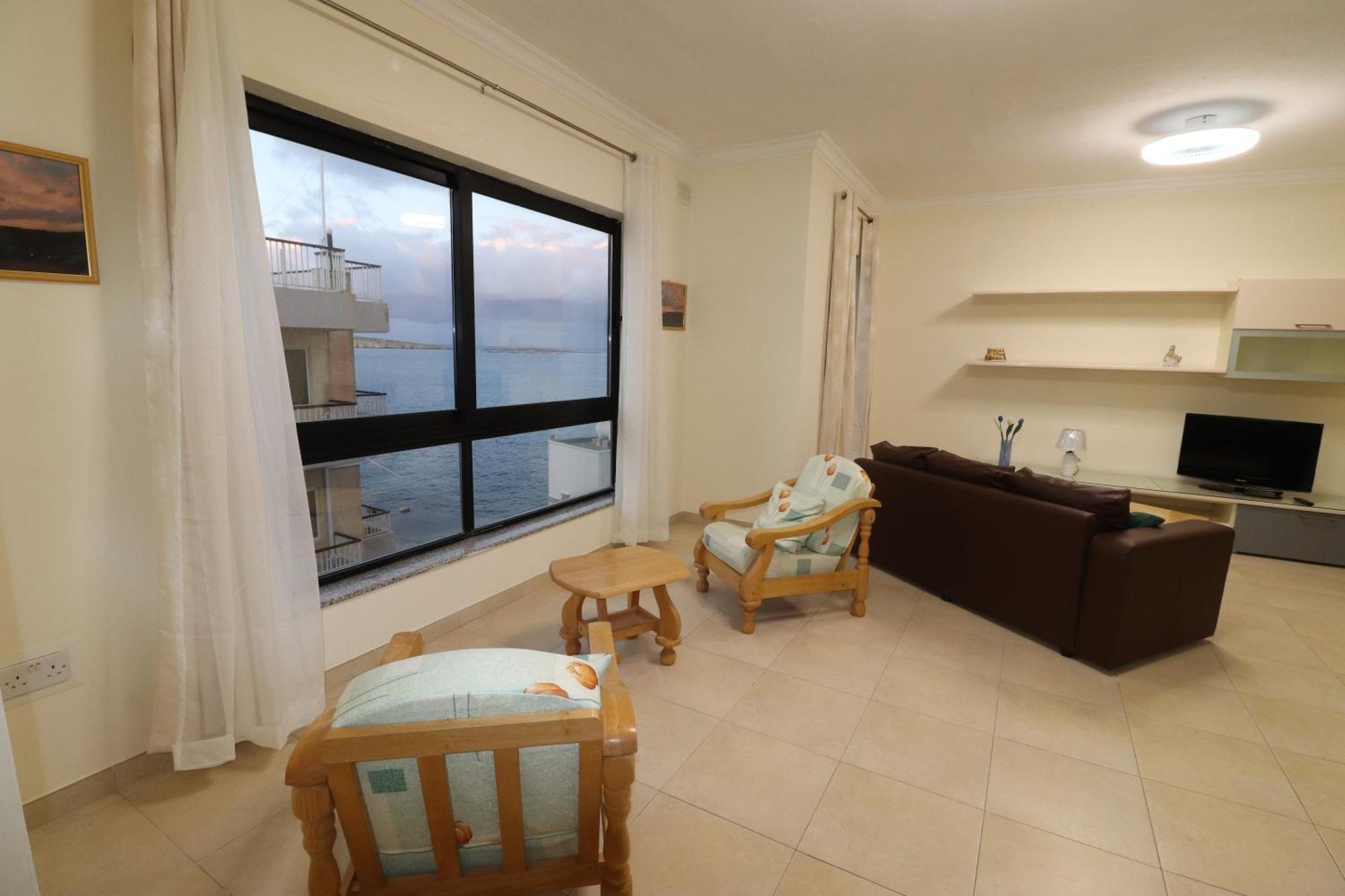 Apartament The Sea Just Across The Road - Flat 3 San Pawl il-Baħar Zewnętrze zdjęcie